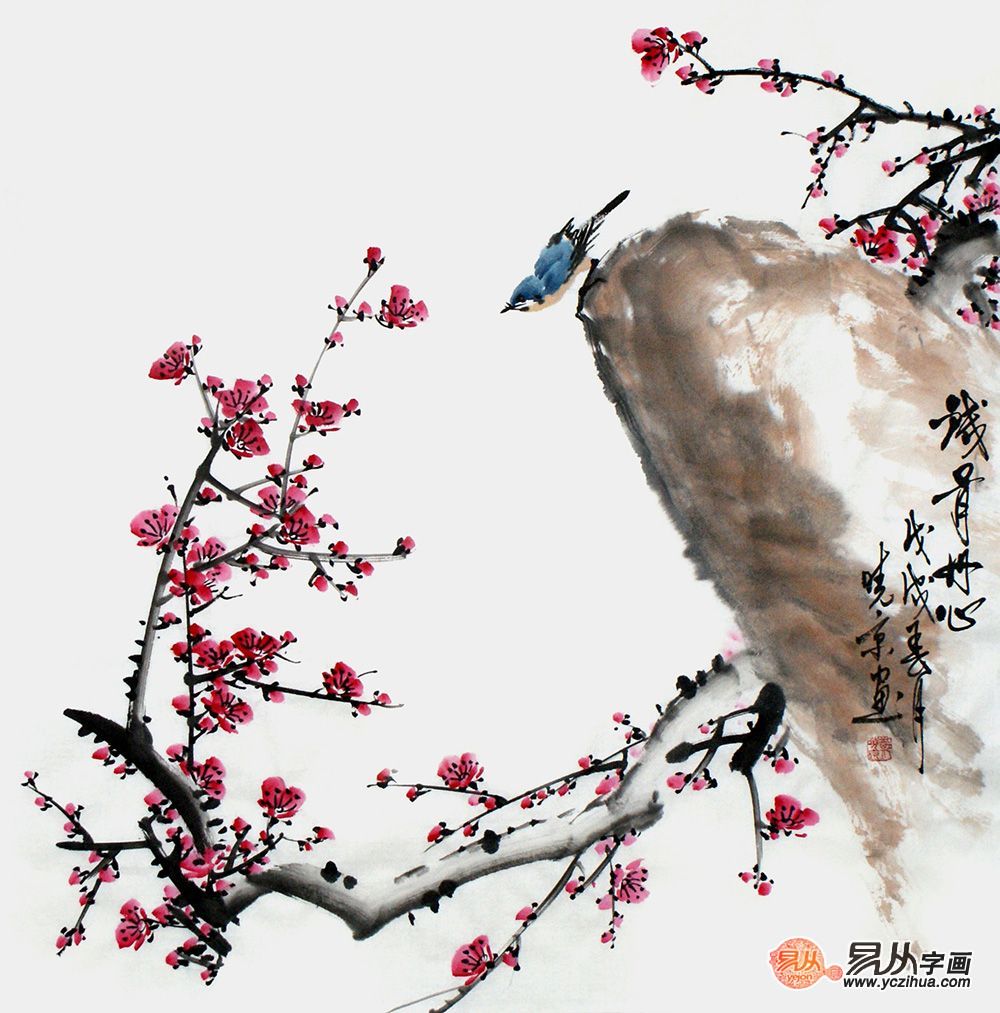 北京哪位画家擅长画梅花水墨画梅花 易从网 触屏版