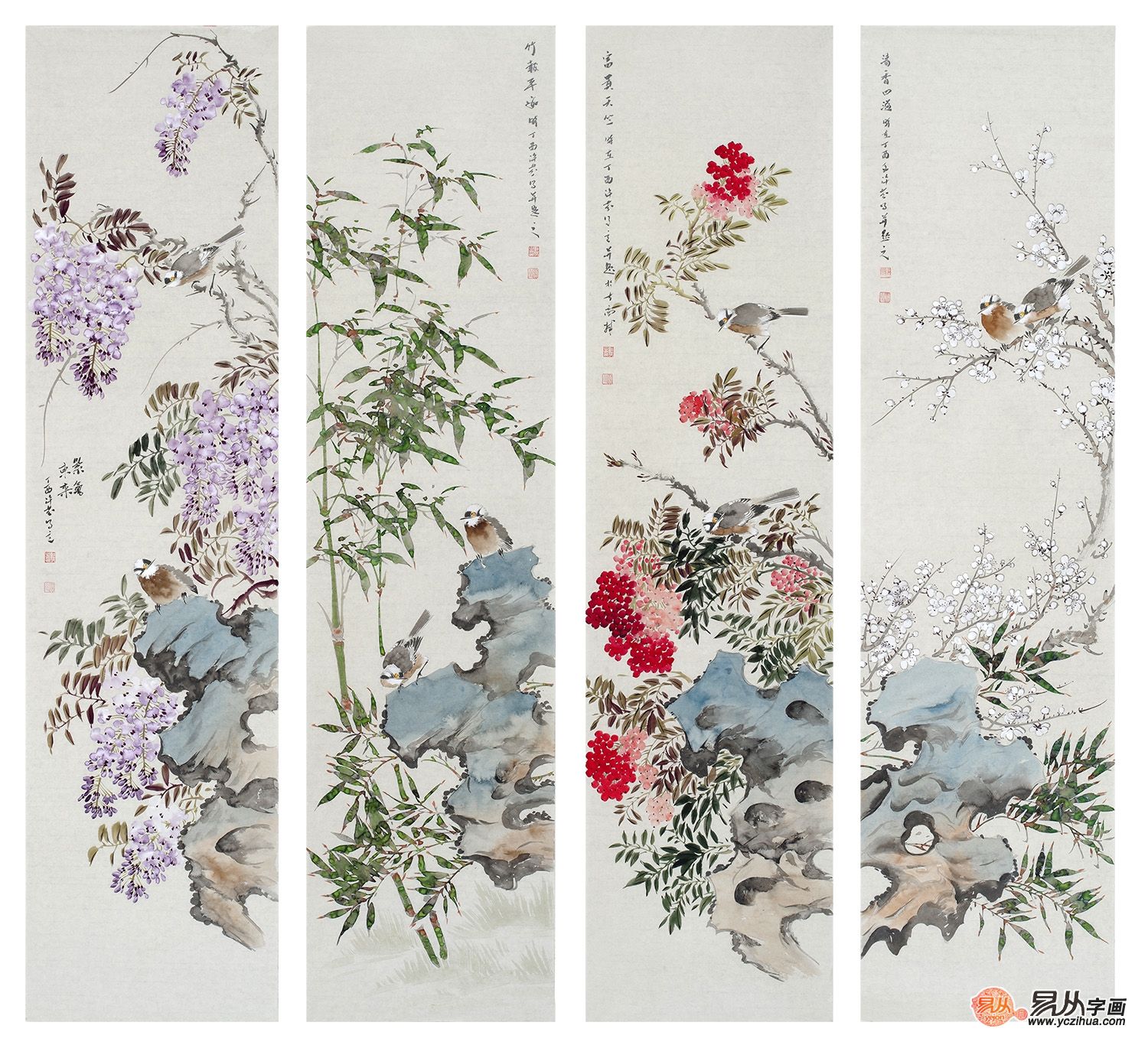 许芬写意花鸟画